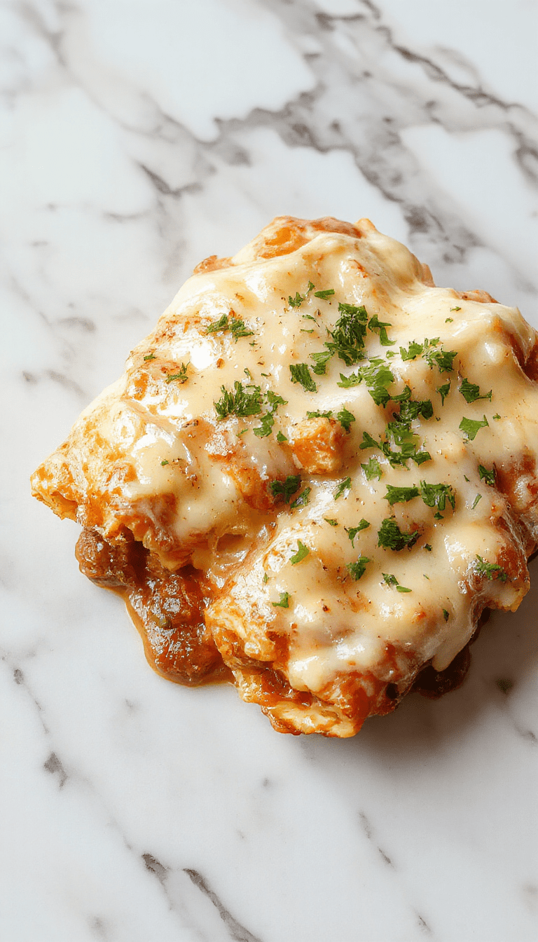 A vibrant plate of cheesy chicken and chile enchiladas featuring golden baked tortillas filled with shredded chicken, topped with melted Kraft Natural Cheese, garnished with fresh cilantro and sliced jalapenos on a rustic wooden table