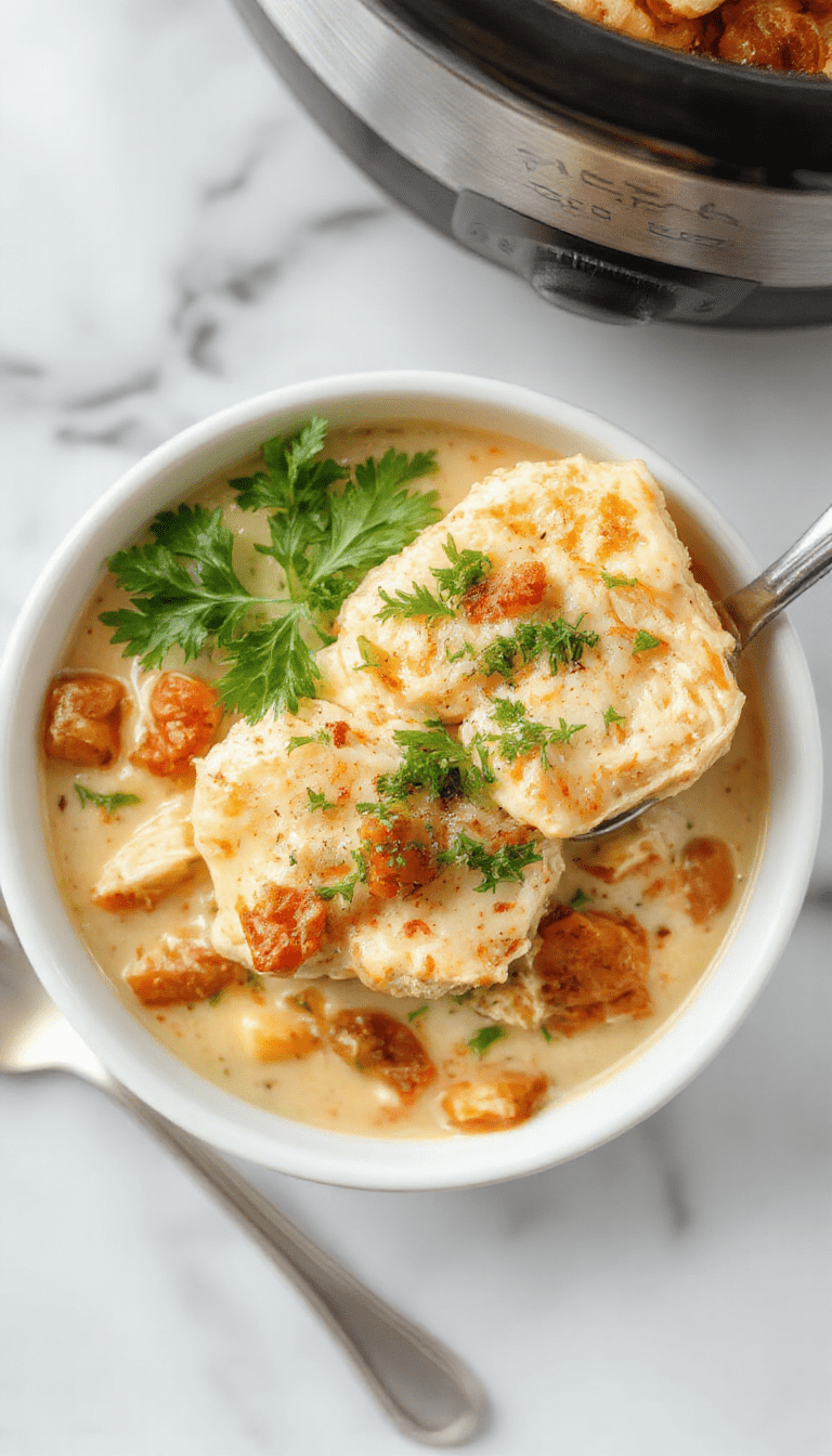 A vibrant bowl of white chicken chili topped with shredded cheese and fresh cilantro, served on a rustic wooden table with spoon and side of crusty bread, warm autumn tones and creamy textures highlight the dish's comforting appeal.