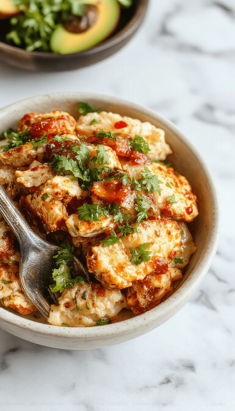 A vibrant chicken fajita burrito bowl featuring colorful sliced bell peppers, onions, grilled chicken strips, fluffy rice, and melted cheese, garnished with fresh cilantro on a rustic wooden platter.